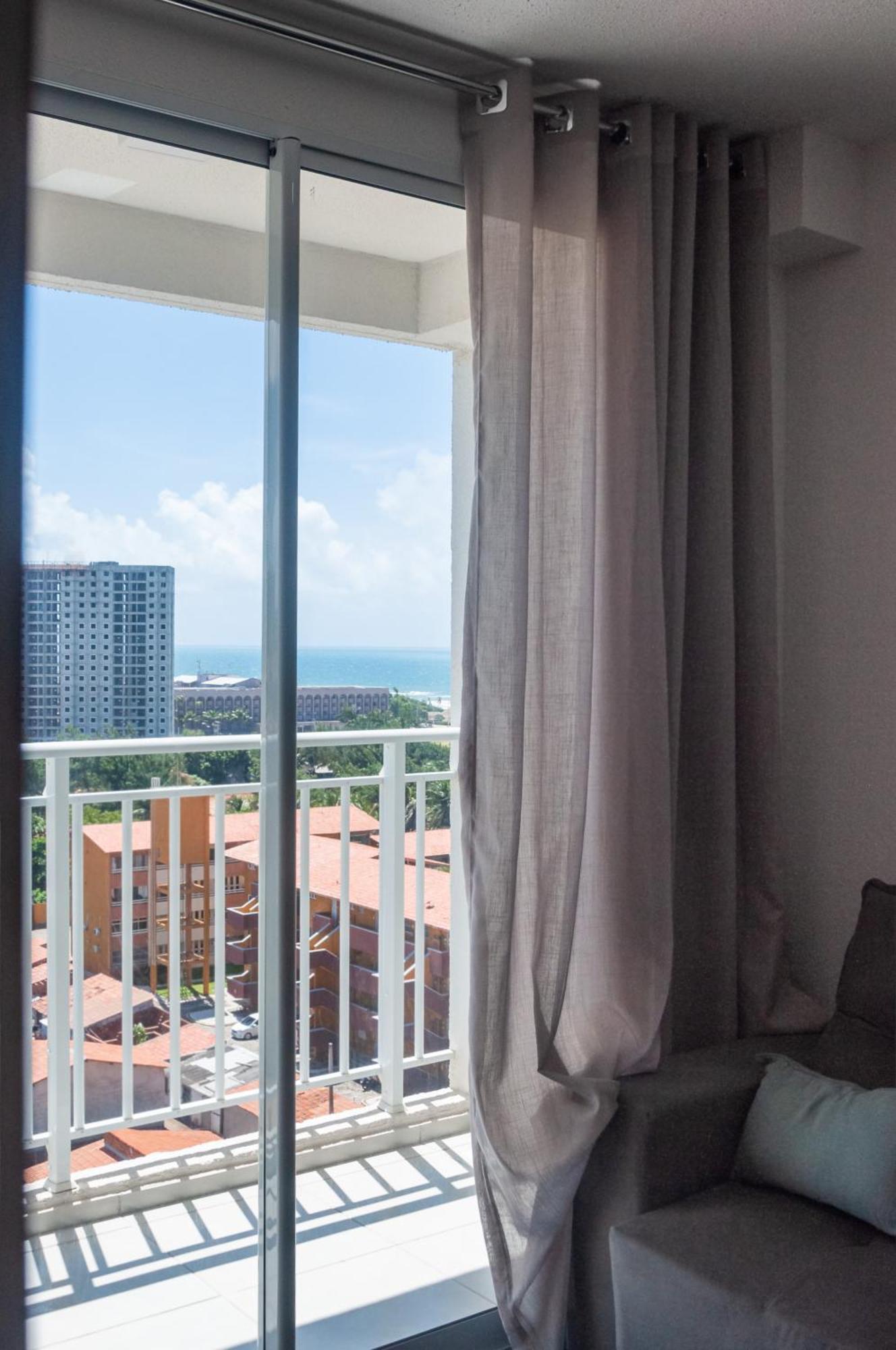 Apartamento Mirante Vista Mar Na Do Futuro Em